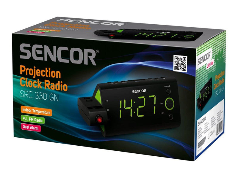 Sencor SRC 330 GN - clock radio - FM