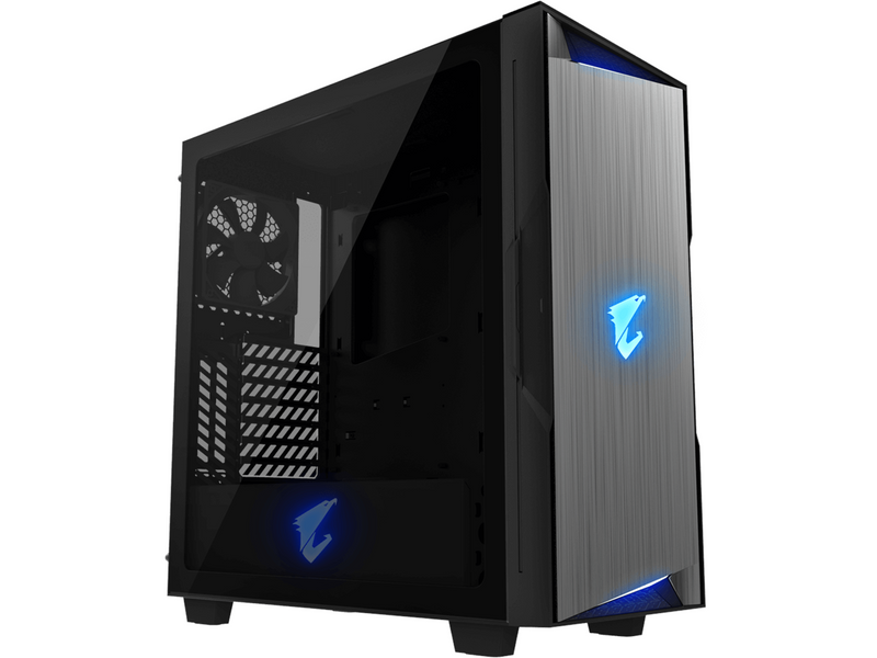 GIGABYTE AORUS C300 GLASS - Gehäuse - Miditower - Silber
