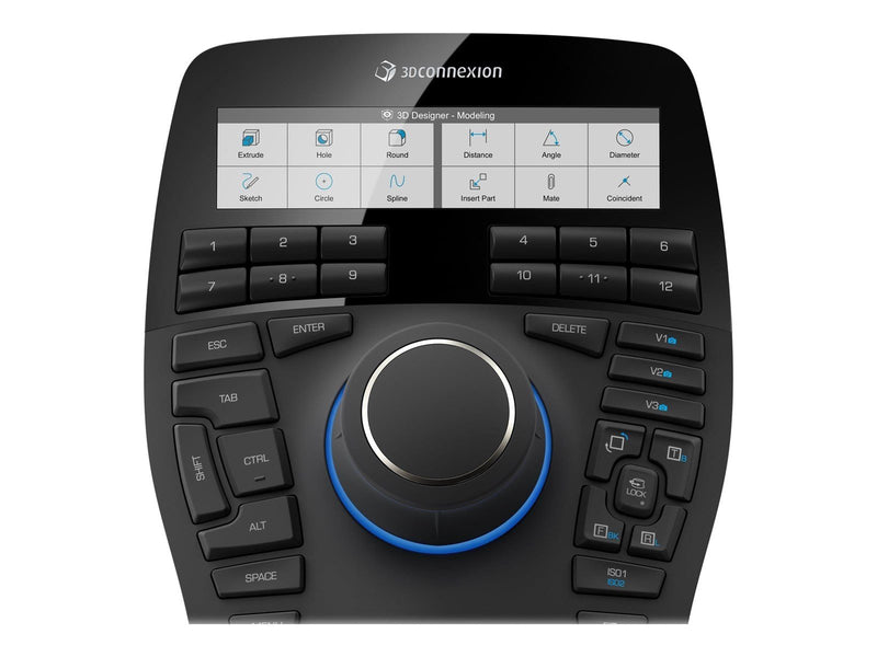 3Dconnexion SpaceMouse Enterprise - 3D Mouse (Schwarz)