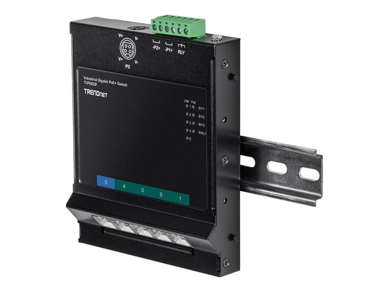 TRENDnet TI-PG50F - Industrial - switch - 5 ports - unmanaged