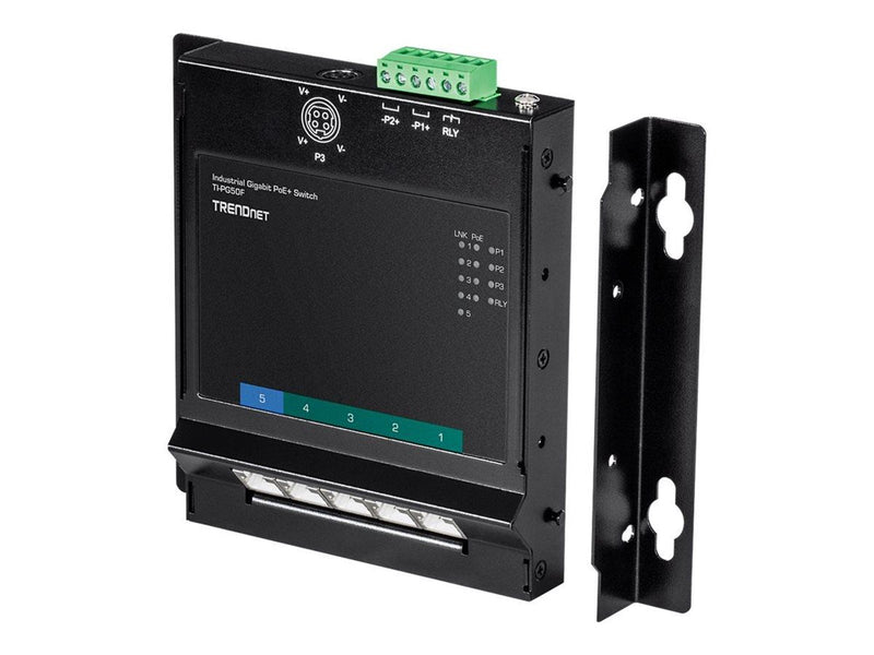 TRENDnet TI-PG50F - Industrial - switch - 5 ports - unmanaged