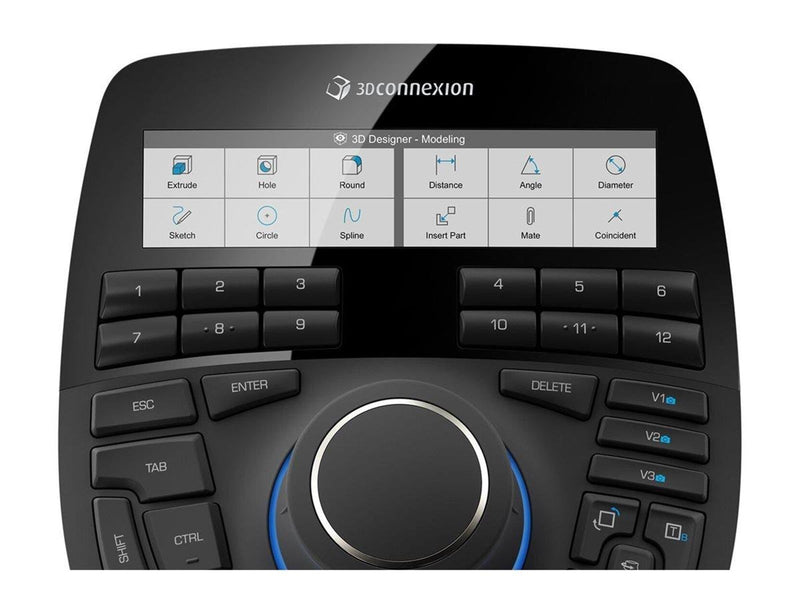 3Dconnexion SpaceMouse Enterprise - 3D Mouse (Schwarz)