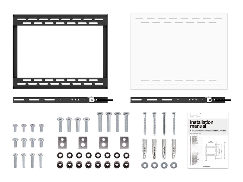 Multibrackets M Universal HD Portrait 100 kg 100" 400 x 600 mm