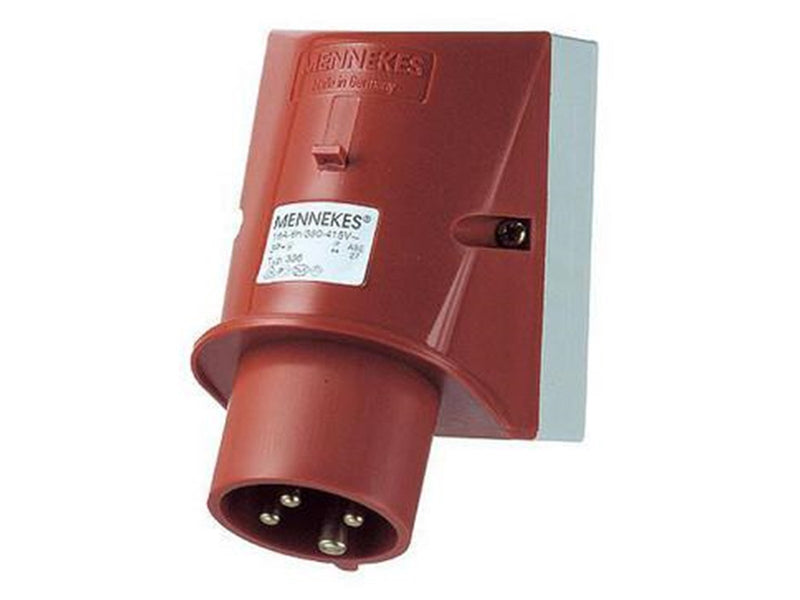 Mennekes Wall mounted inlet 16a4p6h400v ip44