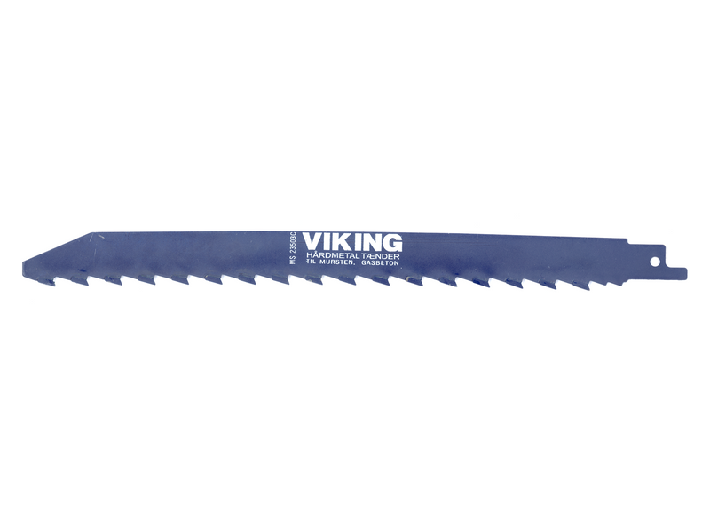 Viking Carbide Cut TCT Reciprocating sawblade Length 235mm 2TPI for brick cutting