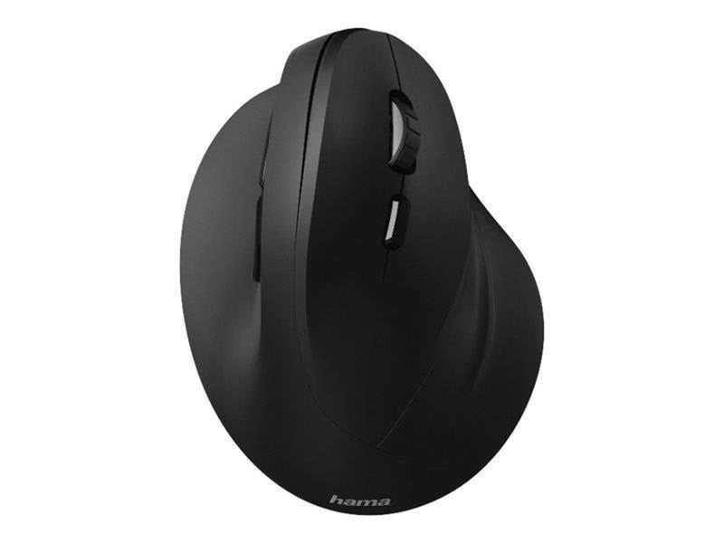 Hama Vertical Ergonomic - vertical mouse - 2.4 GHz - black - Vertical mouse (Schwarz)
