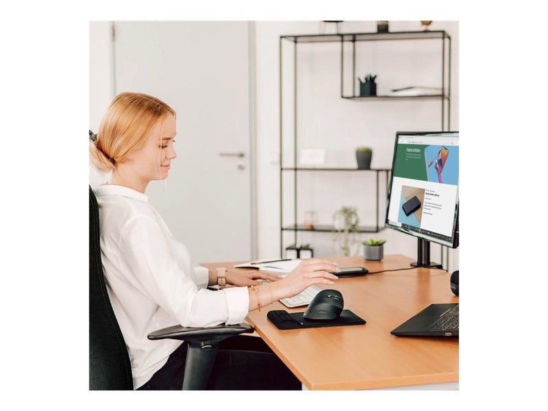 Hama Vertical Ergonomic - vertical mouse - 2.4 GHz - black - Vertical mouse (Schwarz)
