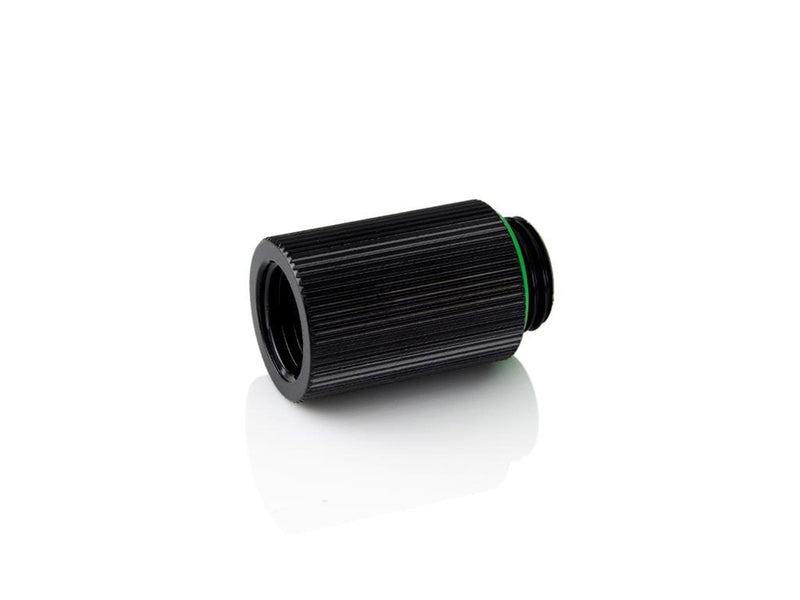 Bitspower G1/4" IG1/4" Extender Fitting - 25MM (Glorious Black) (2 PCS )