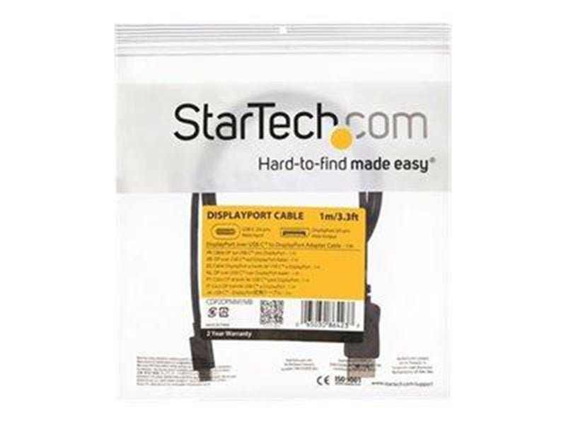 StarTech.com USB C to DisplayPort Adapter Cable 1M