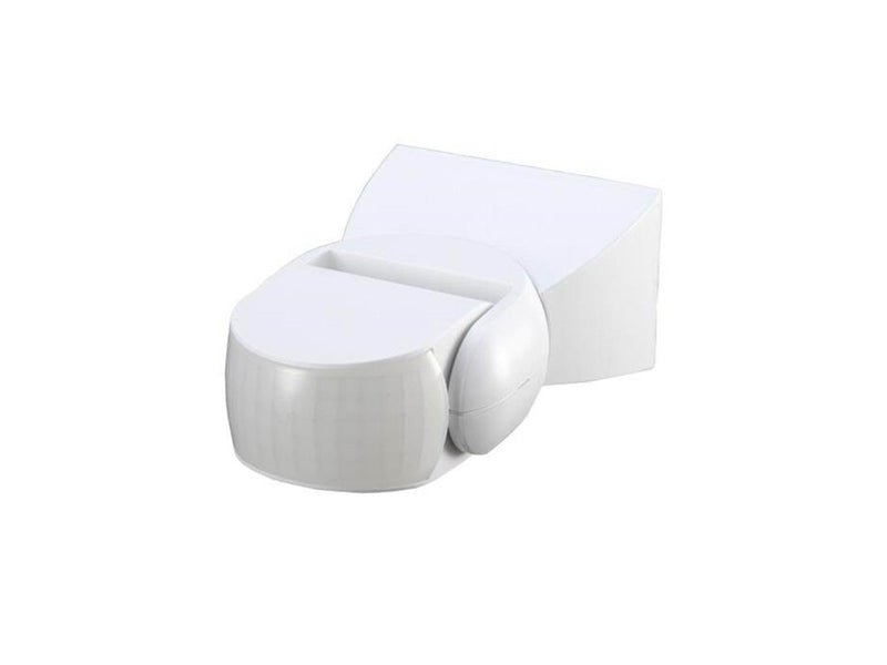 Gripo Motion sensor 180° with switch relay, IP44, White
