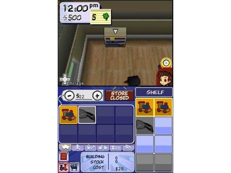 Toy Shop Tycoon - Nintendo DS - Simulator - PEGI 3