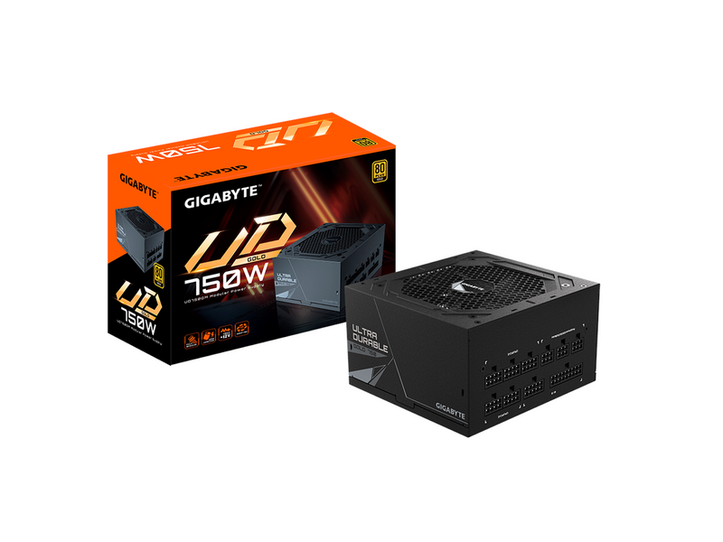 GIGABYTE UD750GM Netzteile - 750 Watt - 120 mm - ATX - 80 Plus Gold zertifiziert