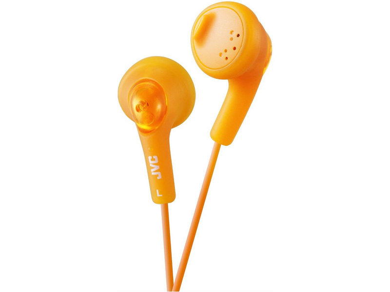 JVC  In Ear Gumy Headphones. Orange