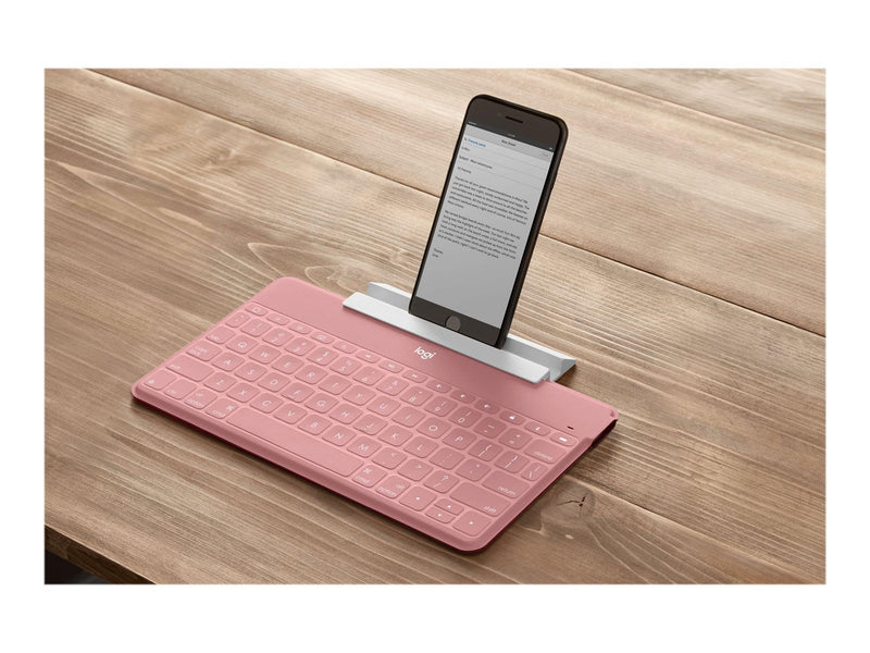 Logitech Keys-To-Go - Tastaturen - Nordisch - Pink