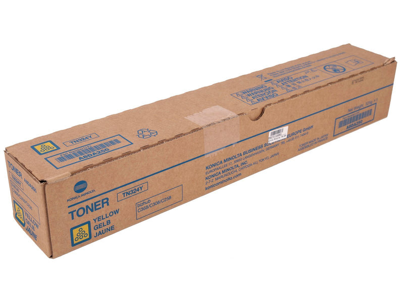 Konica Minolta TN-324Y / A8DA250 Yellow Toner - Tonerpatrone Gelb