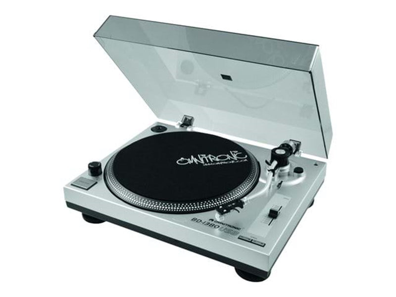 Omnitronic BD-1380 - Plattenspieler Silber