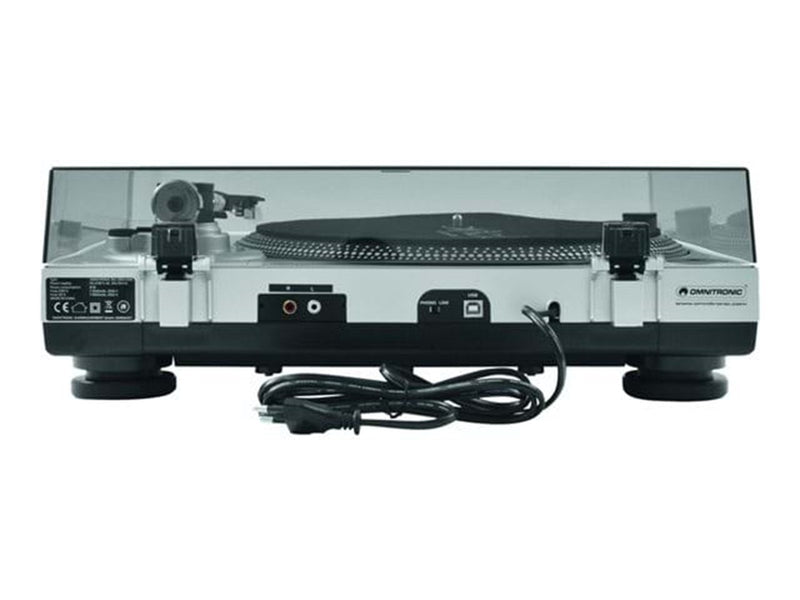 Omnitronic BD-1380 - Plattenspieler Silber