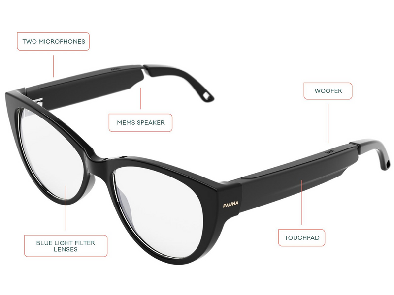 Fauna Audio Glasses Levia - Black