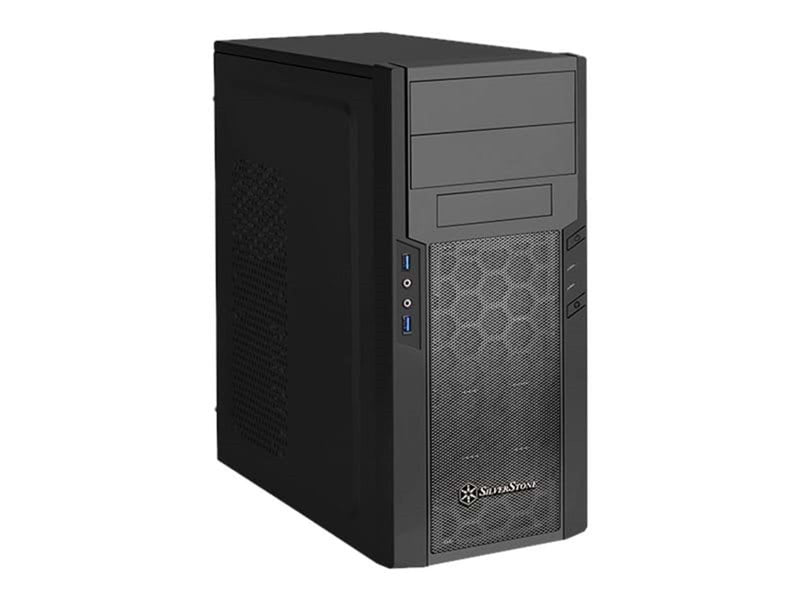 SilverStone Precision PS13 - Gehäuse - Miditower - Schwarz