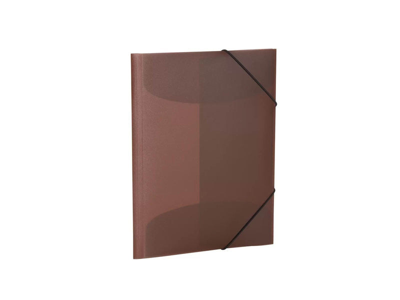 HERMA Elasticated folder A3 PP translucent brown