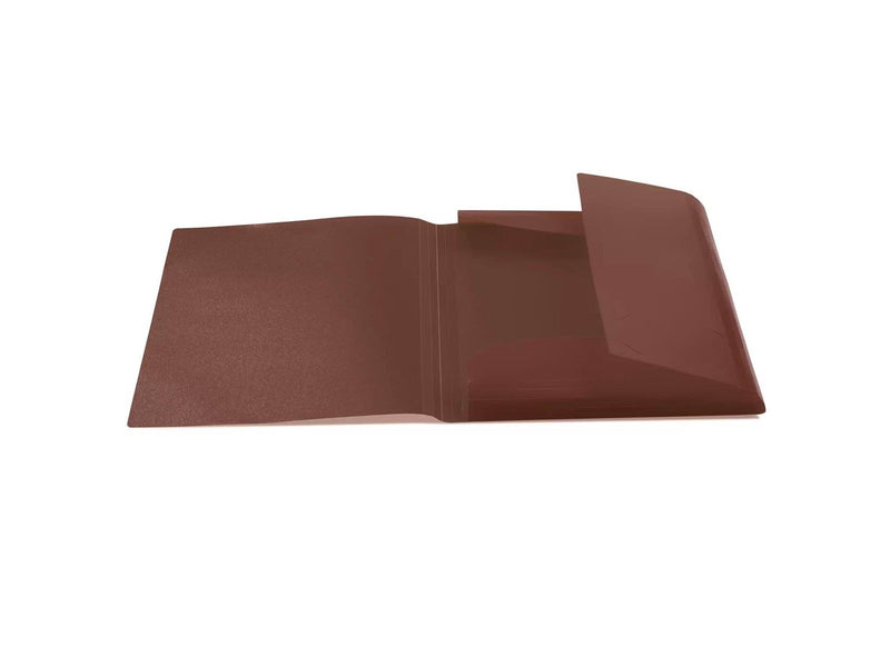 HERMA Elasticated folder A3 PP translucent brown
