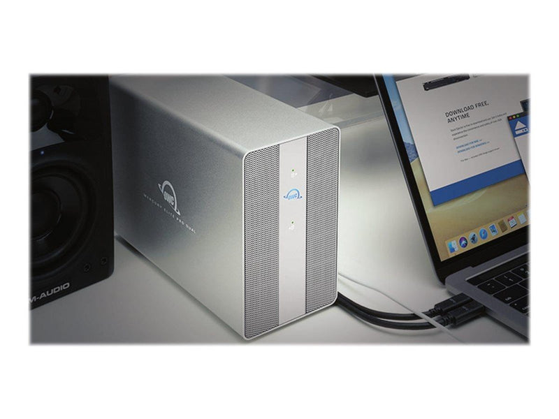 OWC Mercury Elite Pro Dual with 3-Port Hub Dual-Bay RAID USB 3.2 (10Gb/s)