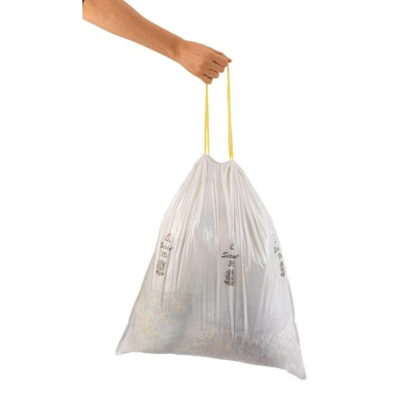 Secolan Müllbeutel 35l - weiß - 20 Stück