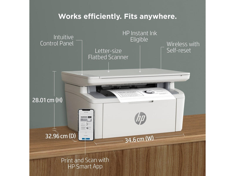 HP LaserJet MFP M140w Mono Laser All in One Laserdrucker Multifunktion - Einfarbig - Laser