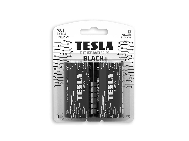 Tesla Black Alkaline battery D LR20 (2 pcs.)
