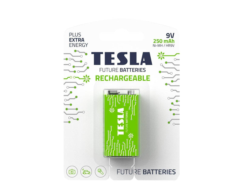 Tesla Rechargeable battery 9V LR61 250 Mah (1 pcs.)