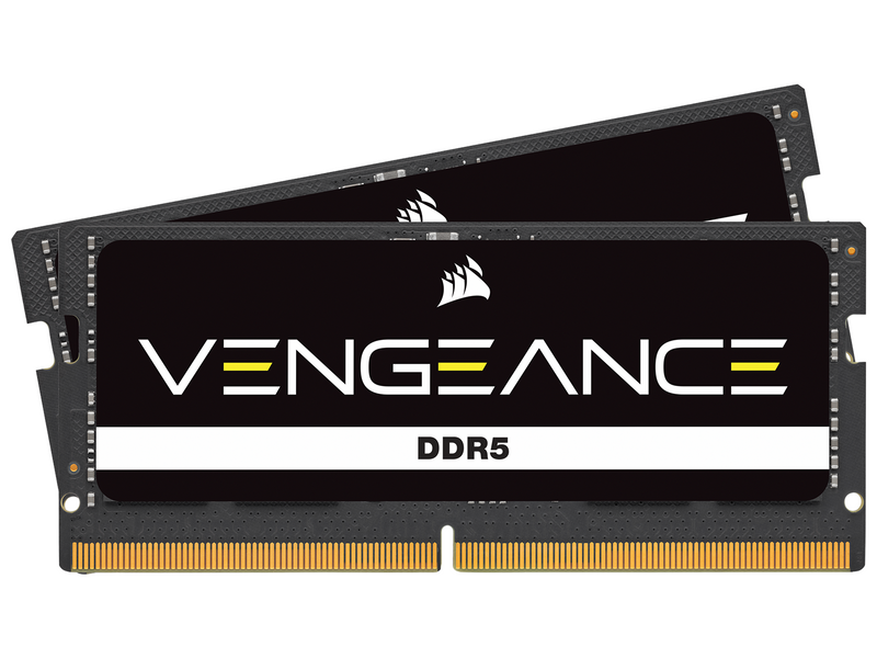 Corsair Vengeance SODIMM DDR5-4800 - 32GB - CL40 - Dual Channel (2 pcs) - Intel XMP - Schwarz