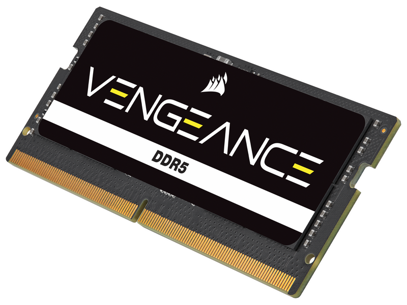 Corsair Vengeance SODIMM DDR5-4800 - 32GB - CL40 - Dual Channel (2 pcs) - Intel XMP - Schwarz