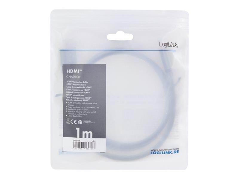 LogiLink CHA0100 Kabel HDMI A/M do A/M 4K/60 Hz al