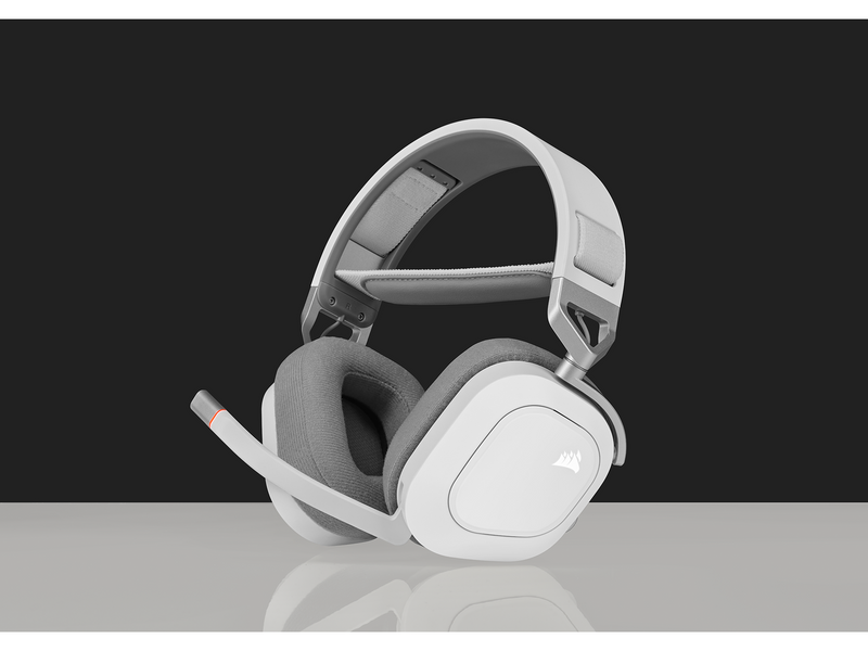 Corsair HS80 RGB Wireless - White