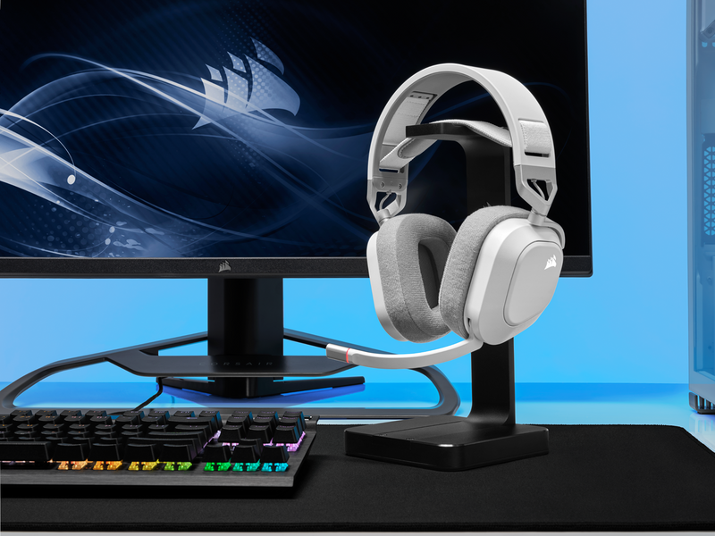 Corsair HS80 RGB Wireless - White