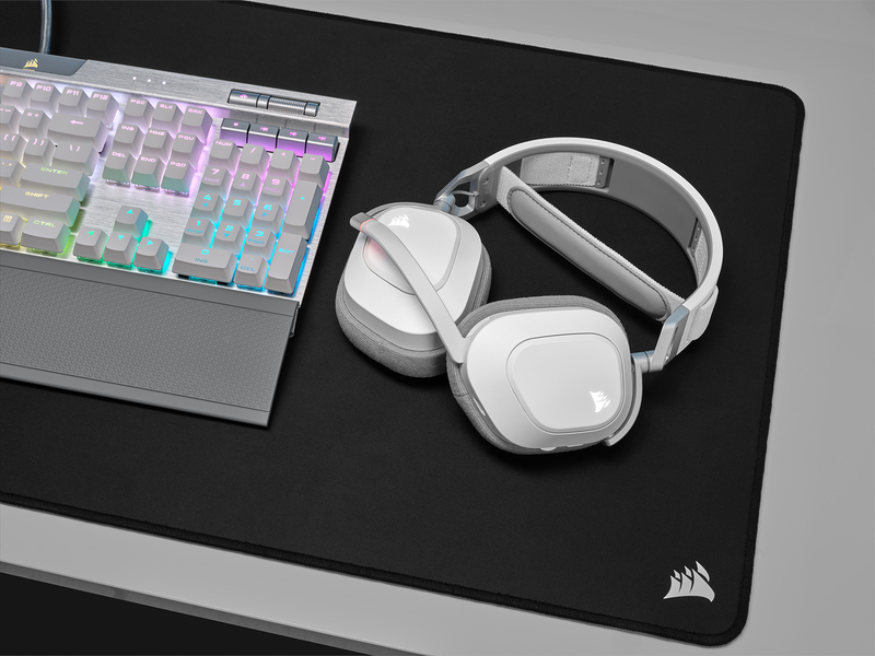 Corsair HS80 RGB Wireless - White