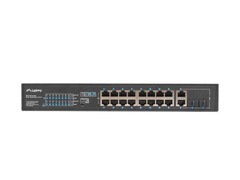 Lanberg RSFE-16P-2C-250 - switch - 16 ports - unmanaged - rack-mountable