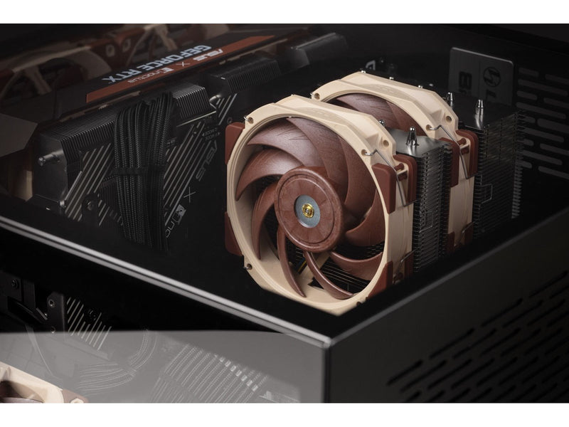 Noctua NF-A12x25r PWM - Gehäuselüfter - 120mm - Braun - 23 dBA