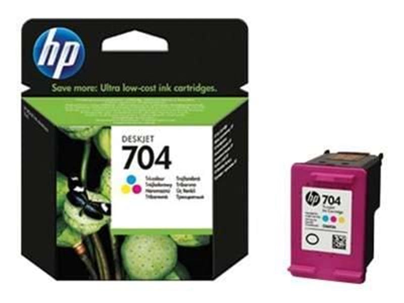 HP 704 - Tintenpatrone Farbe (Farbstoffbasiertes Cyan, Farbstoffbasiertes Gelb)