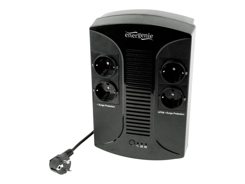 Gembird EnerGenie EG-UPS-001 UPS with AVR 650VA / 390W Outputs: 4x Schuko