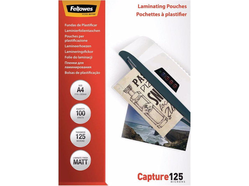 Fellowes - 100-pack - matte - A4 - lamination pouches