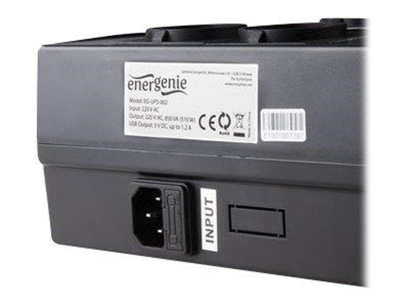 Gembird EnerGenie EG-UPS-001 UPS with AVR 650VA / 390W Outputs: 4x Schuko