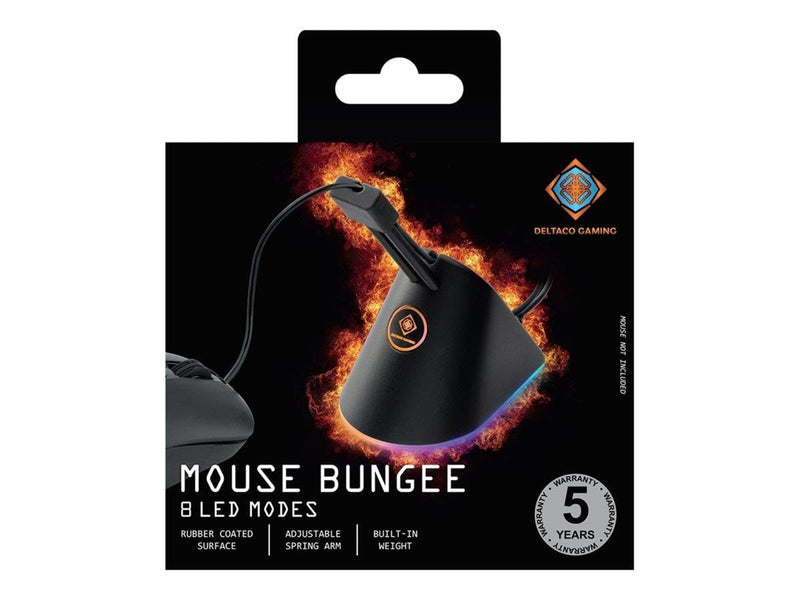 Deltaco Gaming Mouse Bungee Black/RGB