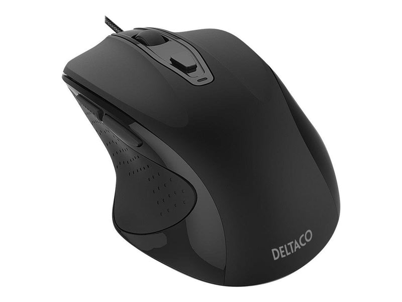 Deltaco OFFICE Wired Silent Office Mouse - Maus (Schwarz)