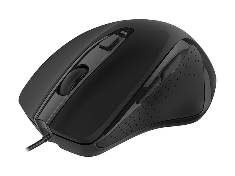 Deltaco OFFICE Wired Silent Office Mouse - Maus (Schwarz)
