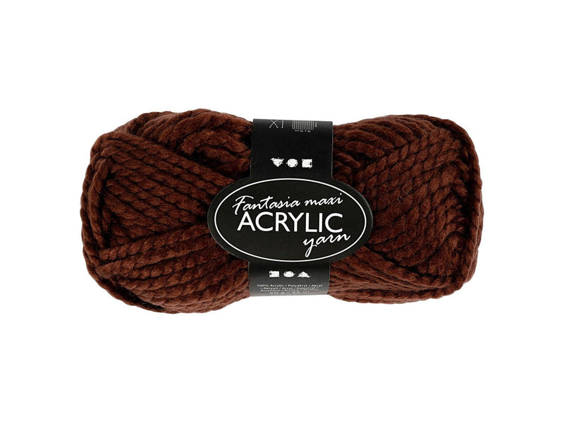 Creativ Company Acrylic yarn Brown 50gr 80m