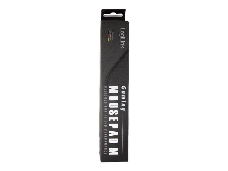 LogiLink Gaming mouse pad stitched edges 250 x 220 mm black