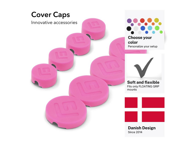 Floating Grip Wall Mount Covers (Pink)