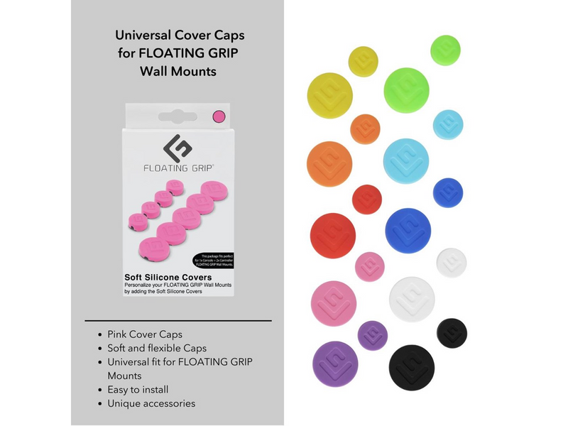 Floating Grip Wall Mount Covers (Pink)