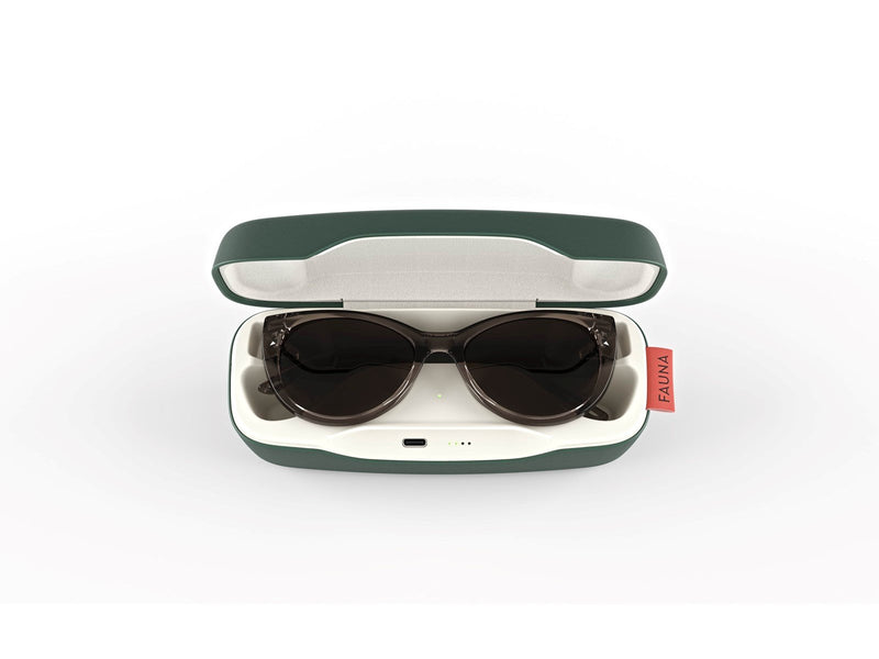 Fauna Audio Glasses Fabula - Crystal Brown